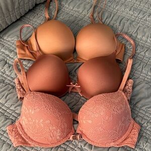 Set of 3 Victoria's Secret Bras (34B)